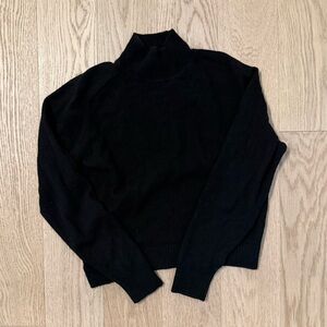 Babaton Black Mockneck Sweater
